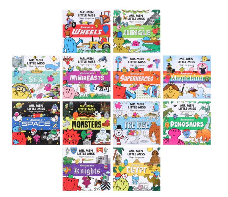 Mr. Men & Little Miss Adventures 12 Books Collection Box Set (12 Books)