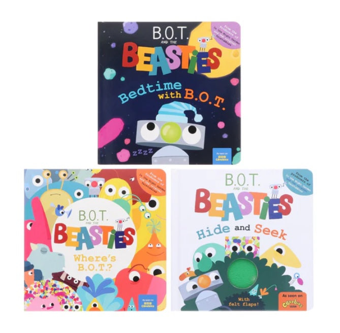 B.O.T And The Beasties Series 3 Books Collection Set (3 Board Books)