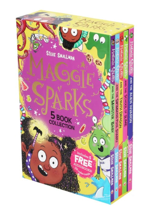 Maggie Sparks Series 5 Books Collection Box Set With Free Audio Books (5 Books)