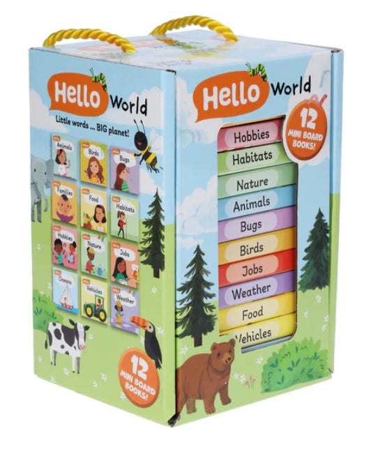 Hello World! 12 Books Collection Box Set (12 Books 紙板書)