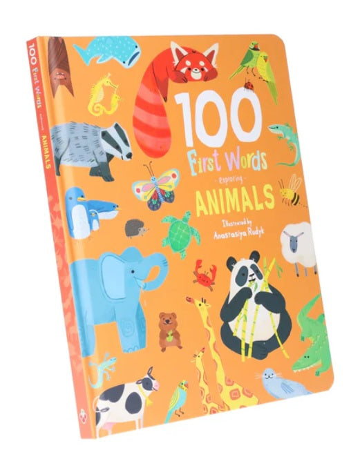 100 First Words Exploring Animals (Board Book)