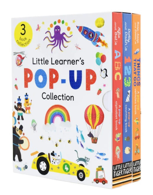 Little Learners Pop Up Collection 3 Books Box Set (3 Books 紙板書)